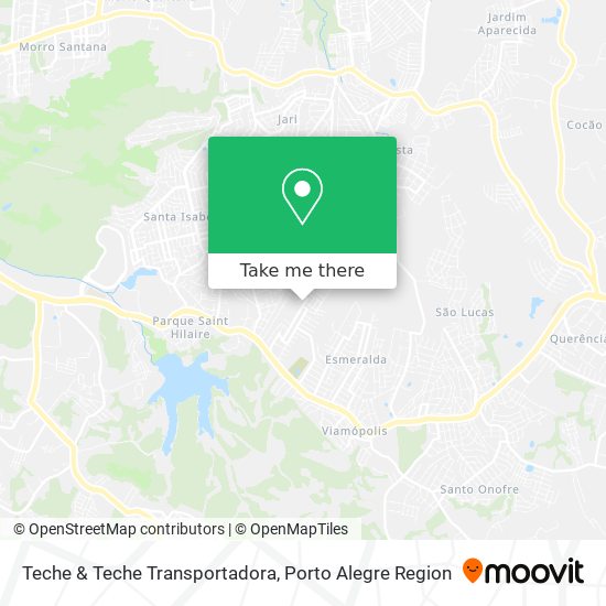 Teche & Teche Transportadora map