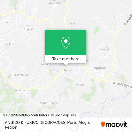 Mapa ANGICO & FUXICO DECORACOES