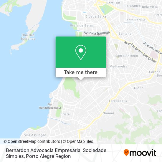 Mapa Bernardon Advocacia Empresarial Sociedade Simples