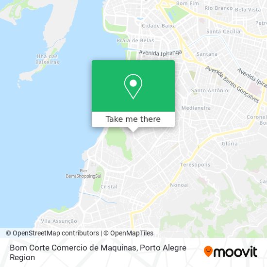 Bom Corte Comercio de Maquinas map