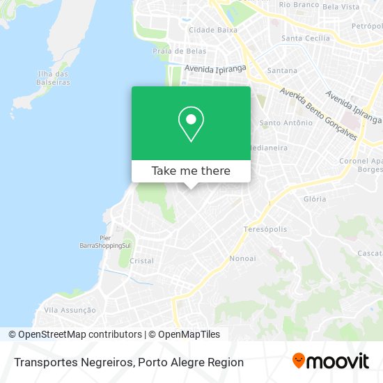 Transportes Negreiros map