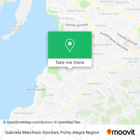 Gabriela Marchisio Giordani map