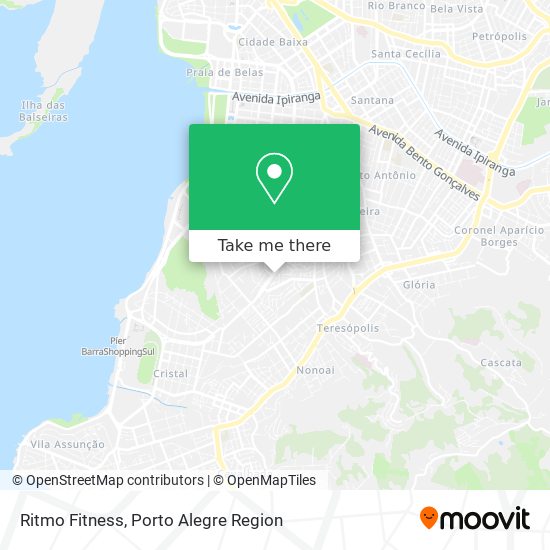 Ritmo Fitness map