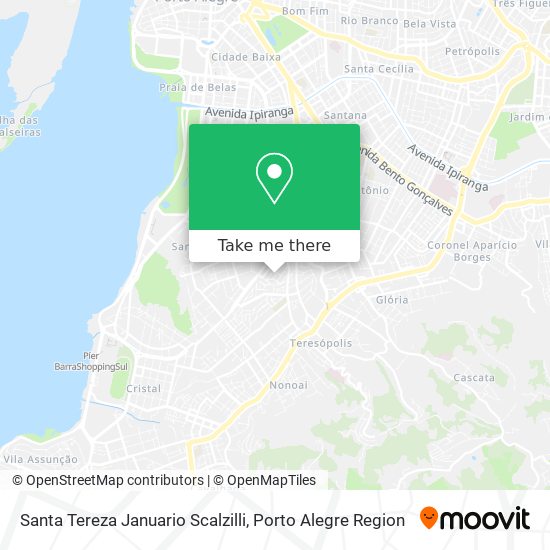 Santa Tereza Januario Scalzilli map