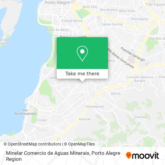 Minelar Comercio de Aguas Minerais map
