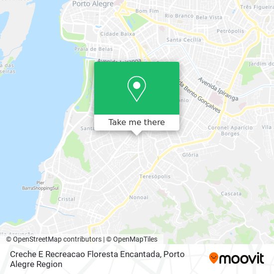 Creche E Recreacao Floresta Encantada map
