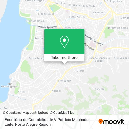 Mapa Escritório de Contabilidade V Patrícia Machado Leite