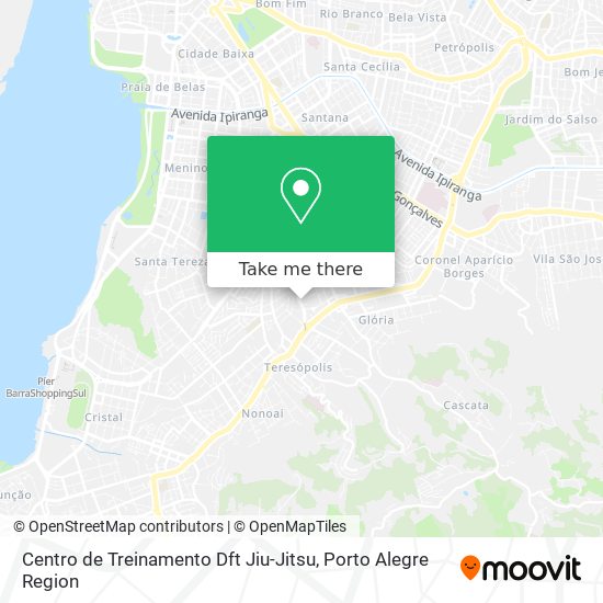 Mapa Centro de Treinamento Dft Jiu-Jitsu