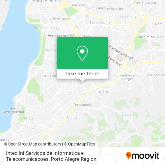 Intec Inf Servicos de Informatica e Telecomunicacoes map