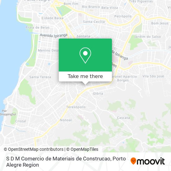 S D M Comercio de Materiais de Construcao map