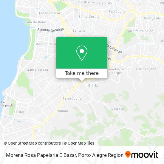 Mapa Morena Rosa Papelaria E Bazar