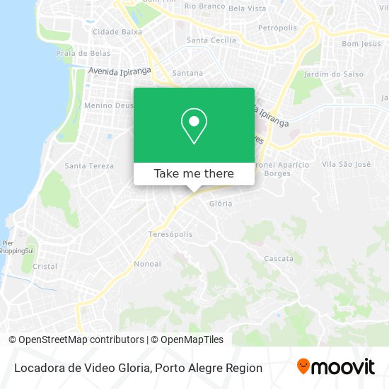 Locadora de Video Gloria map