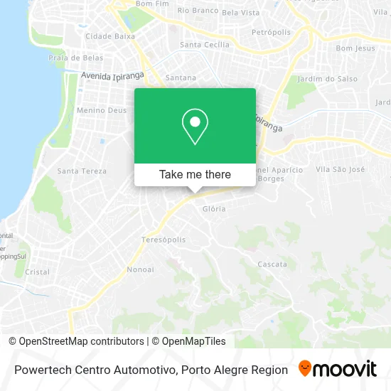 Powertech Centro Automotivo map