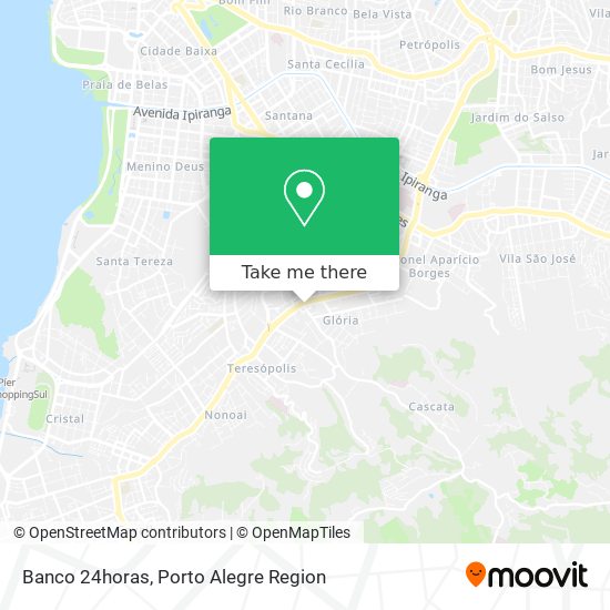 Banco 24horas map