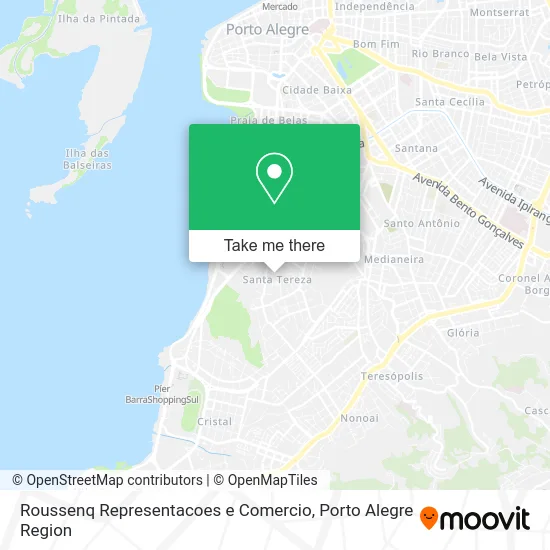 Roussenq Representacoes e Comercio map