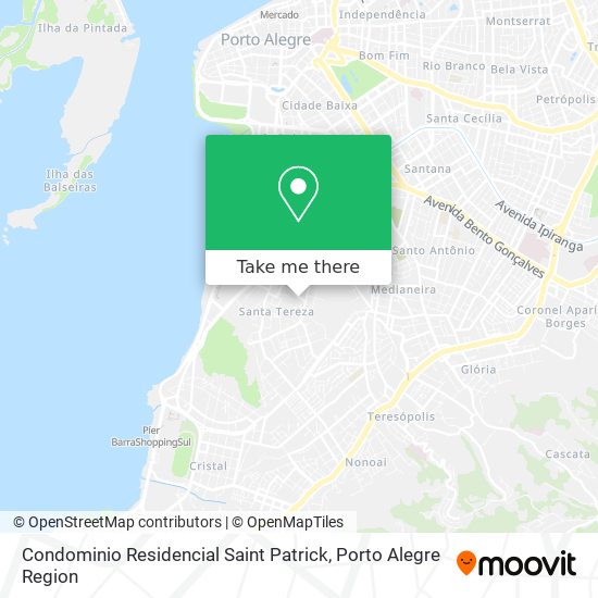 Condominio Residencial Saint Patrick map