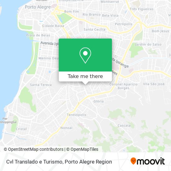 Cvl Translado e Turismo map