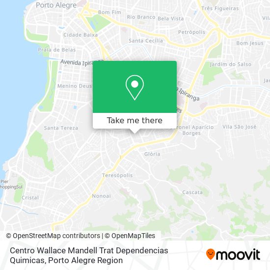 Centro Wallace Mandell Trat Dependencias Quimicas map