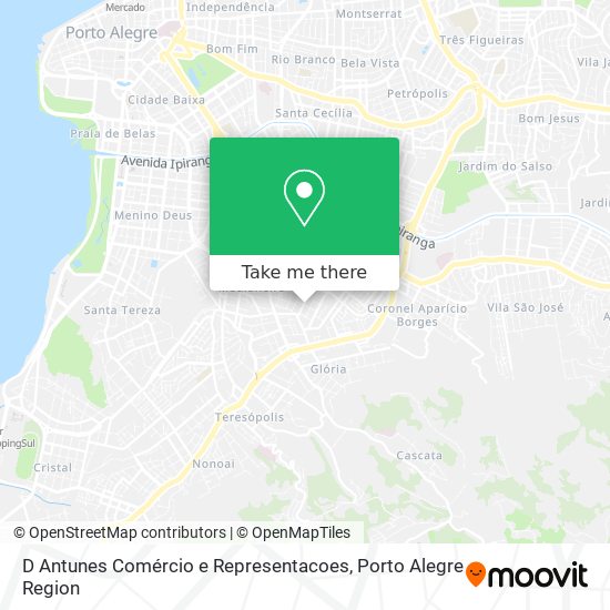D Antunes Comércio e Representacoes map