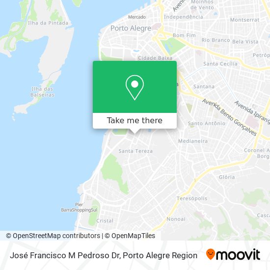 José Francisco M Pedroso Dr map