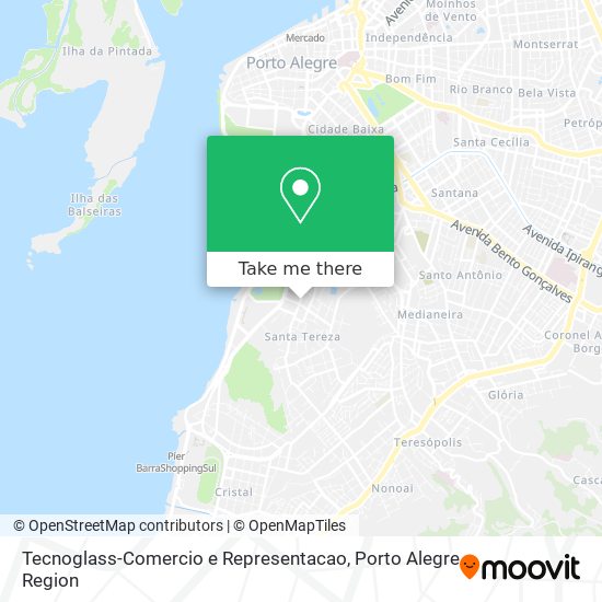 Tecnoglass-Comercio e Representacao map