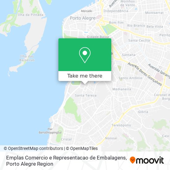 Emplas Comercio e Representacao de Embalagens map