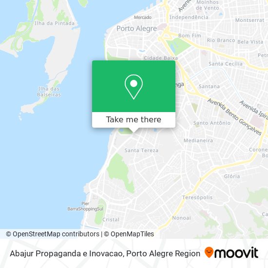 Abajur Propaganda e Inovacao map