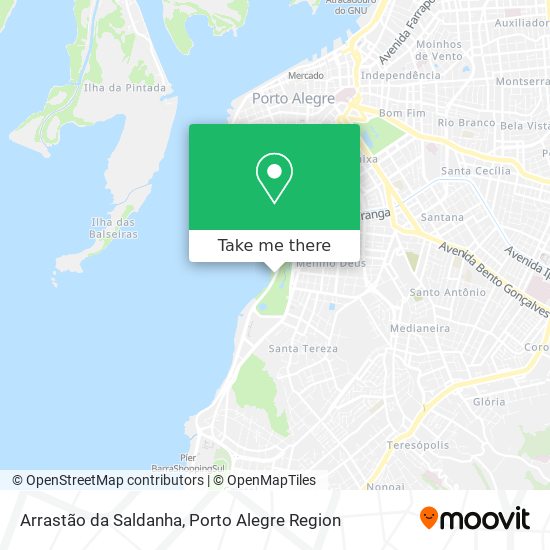 Arrastão da Saldanha map