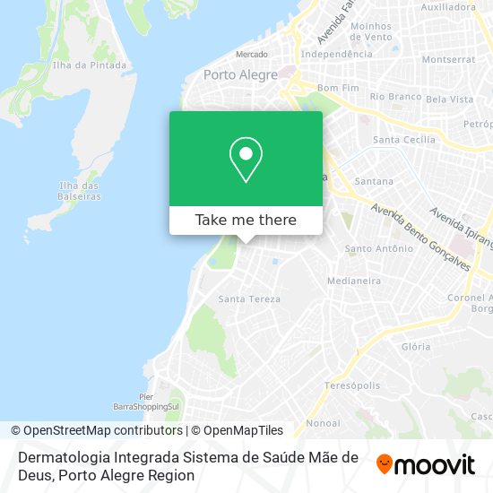 Dermatologia Integrada Sistema de Saúde Mãe de Deus map