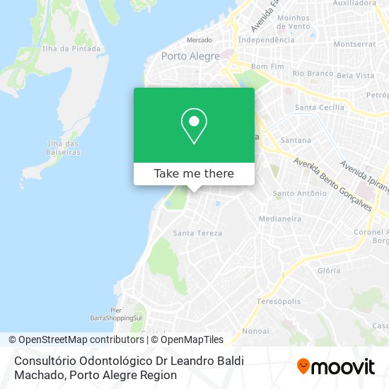Consultório Odontológico Dr Leandro Baldi Machado map