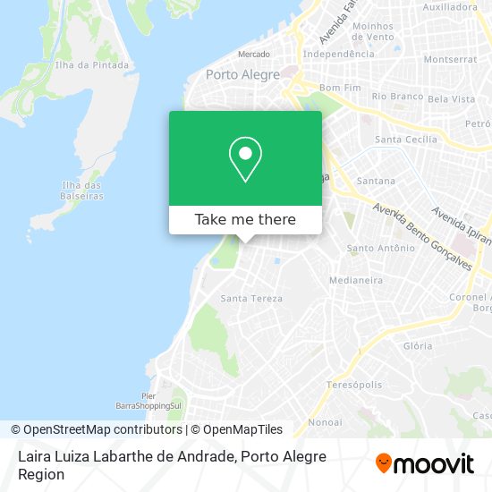 Laira Luiza Labarthe de Andrade map