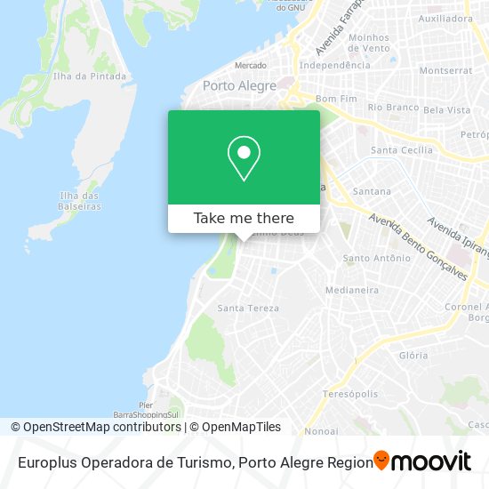 Europlus Operadora de Turismo map