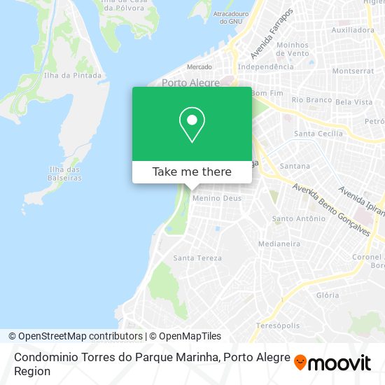Mapa Condominio Torres do Parque Marinha