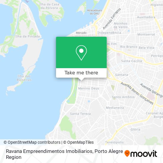 Mapa Ravana Empreendimentos Imobiliarios
