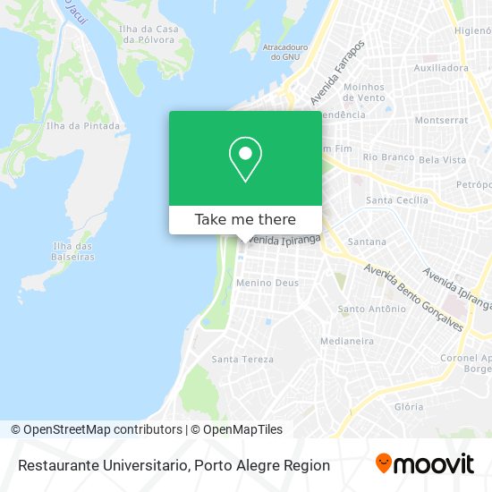 Restaurante Universitario map