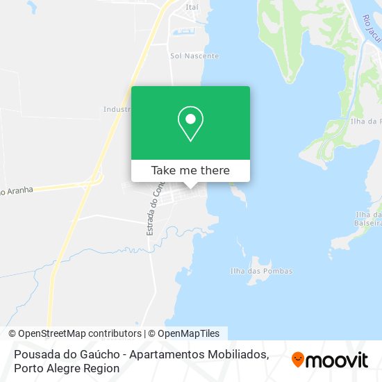 Pousada do Gaúcho - Apartamentos Mobiliados map