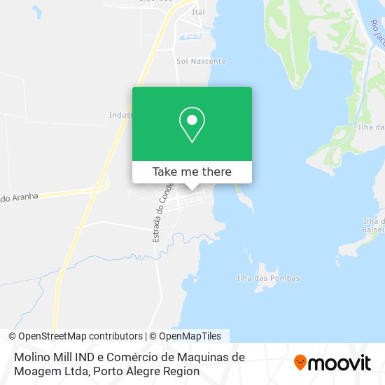 Molino Mill IND e Comércio de Maquinas de Moagem Ltda map