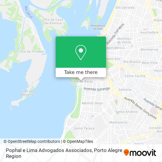 Pophal e Lima Advogados Associados map
