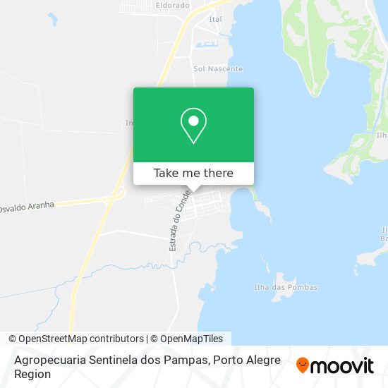 Agropecuaria Sentinela dos Pampas map