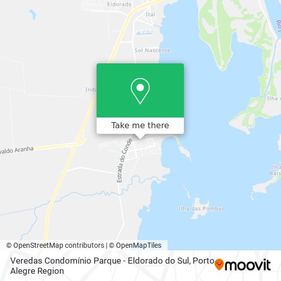 Veredas Condomínio Parque - Eldorado do Sul map