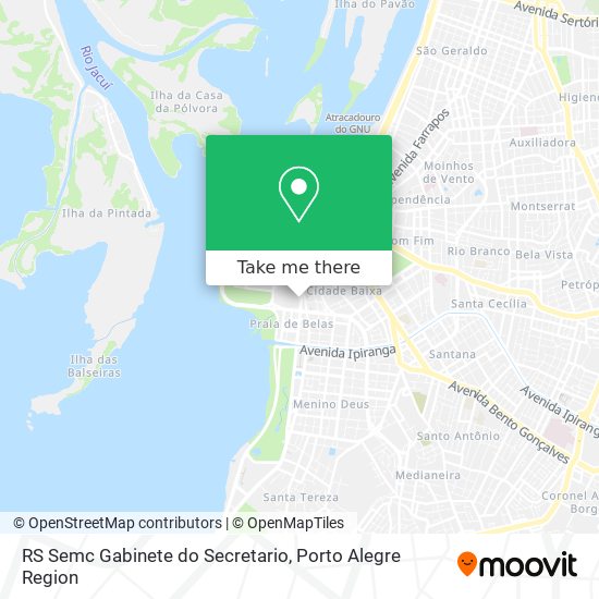 RS Semc Gabinete do Secretario map