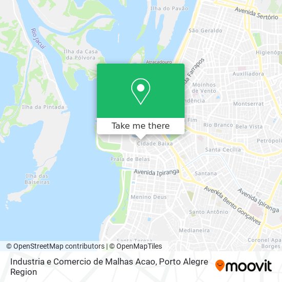 Industria e Comercio de Malhas Acao map