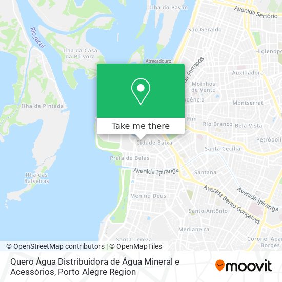 Quero Água Distribuidora de Água Mineral e Acessórios map