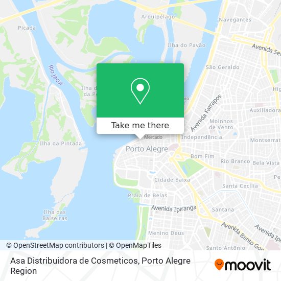 Asa Distribuidora de Cosmeticos map