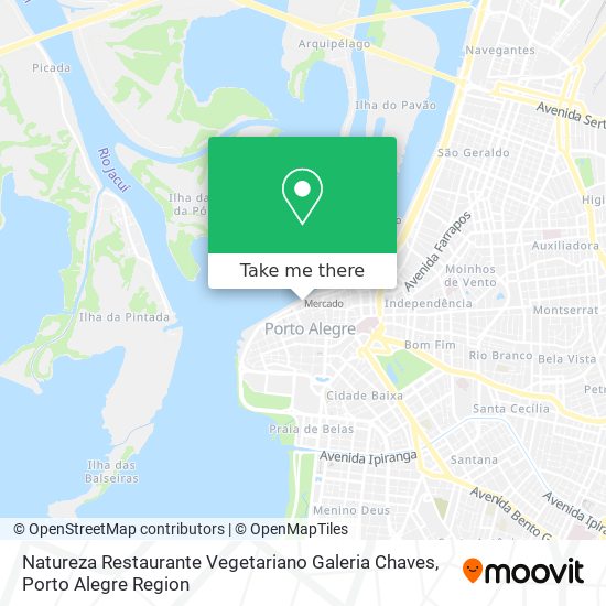Mapa Natureza Restaurante Vegetariano Galeria Chaves