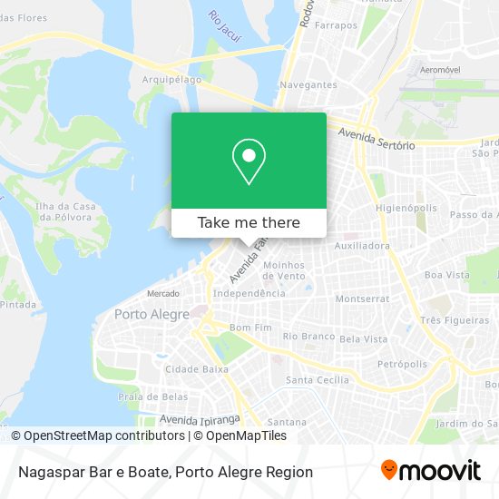 Mapa Nagaspar Bar e Boate