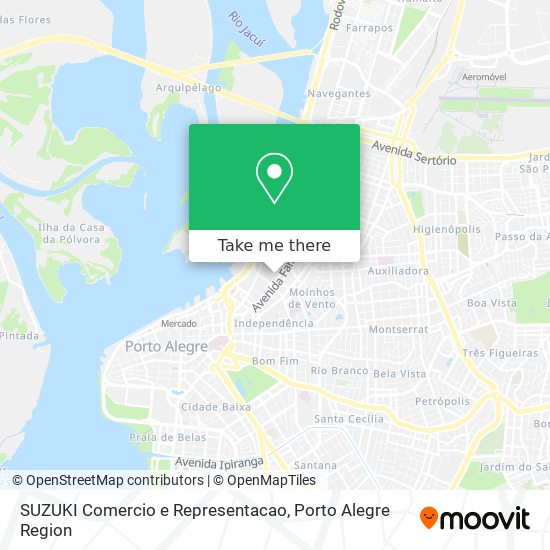 SUZUKI Comercio e Representacao map