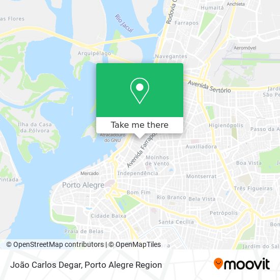 João Carlos Degar map
