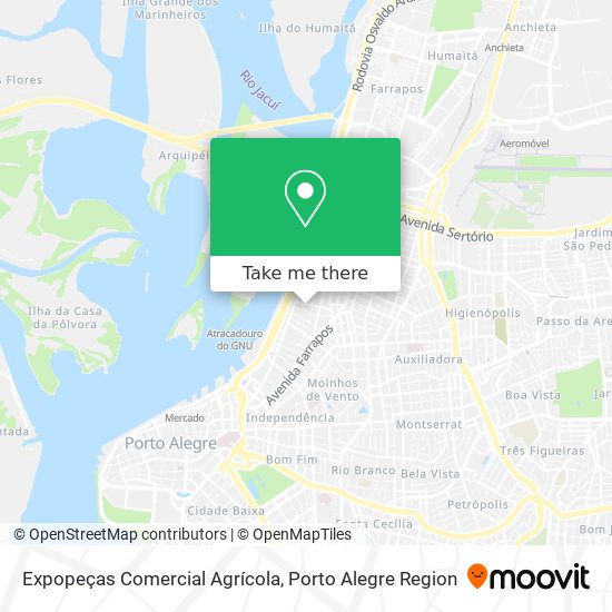 Mapa Expopeças Comercial Agrícola