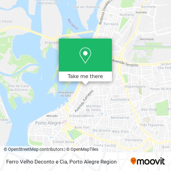 Ferro Velho Deconto e Cia map